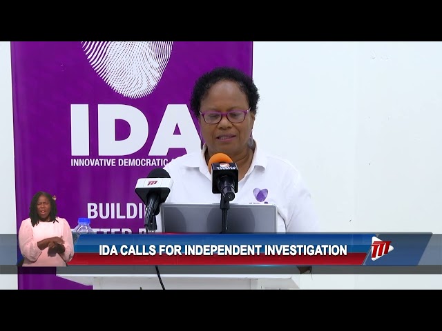 ⁣IDA Calls For Independent Investigation