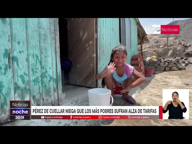 ⁣Ministra de Vivienda descarta que población pobre sufra incremento de tarifa de agua