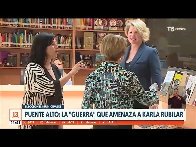 ⁣La "guerra" que amenaza a Karla Rubilar en las elecciones de Puente Alto