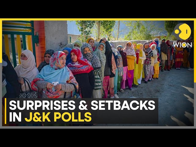⁣India elections 2024: Former CMs face defeat in J&K polls; two independent candidates win | WION