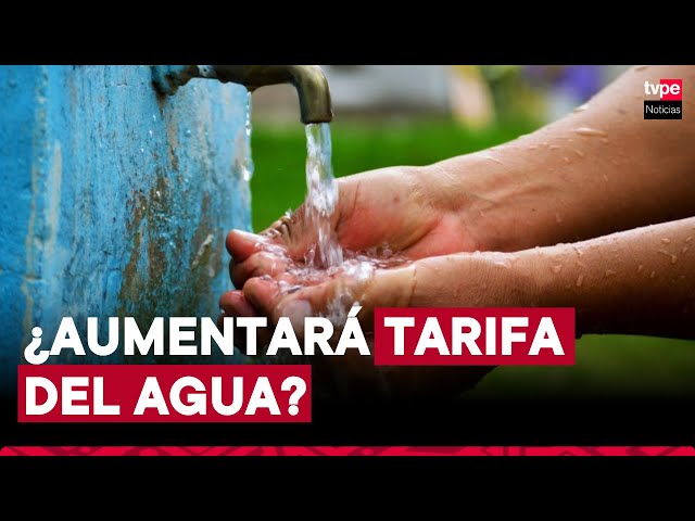 ⁣Sedapal descarta incremento en tarifa de agua hasta el 2026 tras advertencia de Sunass