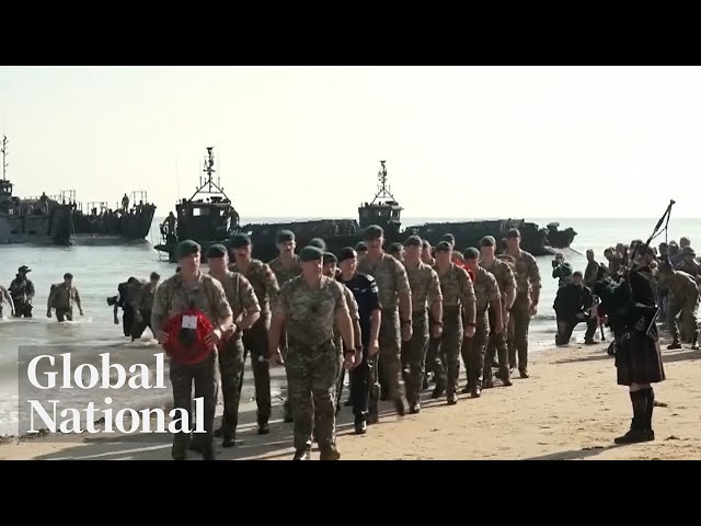 ⁣Global National: June 6, 2024 | How Canada honoured the 80th anniversary of D-Day