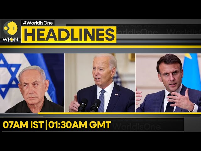 ⁣Biden, Macron double down on Ukraine support | Netanyahu to address US Congress on July 24 | WION