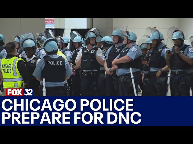 ⁣Chicago police prepare for potential DNC chaos with new training