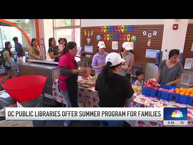⁣OC Public Libraries offer summer program for families