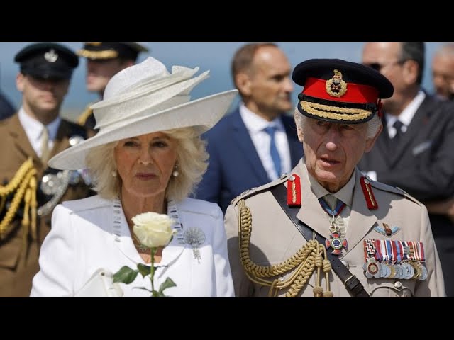 ⁣König Charles III.  dankt Gefallenen des D-Day