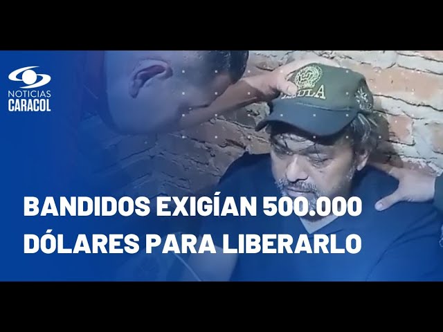 ⁣Rescatan a español secuestrado en Villa del Rosario, Norte de Santander