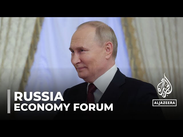 ⁣Russia Economic Forum: Moscow looks for a way through sanctions