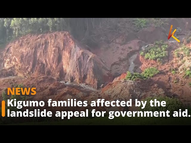 ⁣Kigumo families affected by the landslide appeal for government aid.