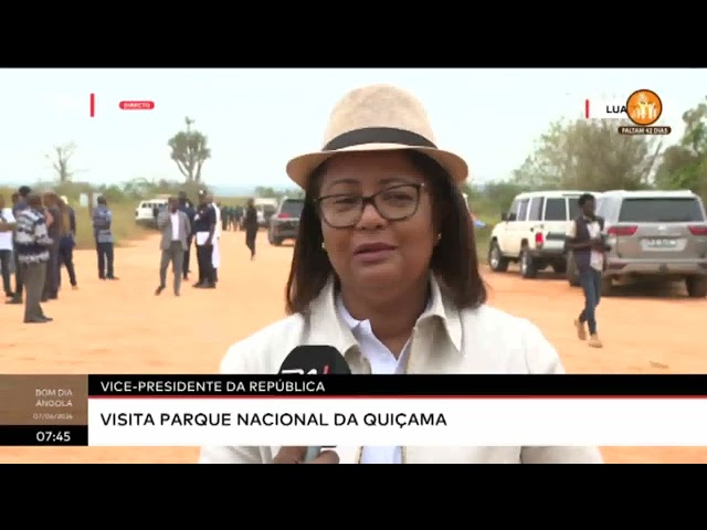⁣Vice-Presidente da República visita Parque Nacional da Quiçama
