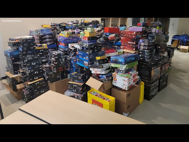 ⁣LAPD seizes more than 2,800 boxes of LEGOs in massive retail theft bust