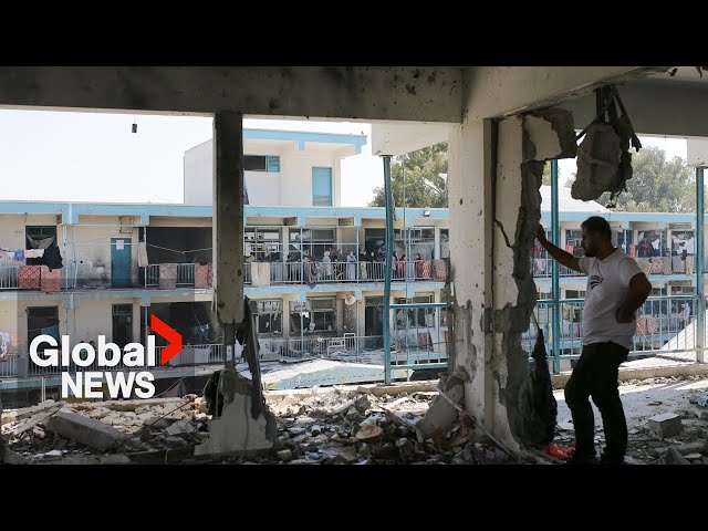 ⁣War in Gaza: Israeli strike on school kills dozens of people