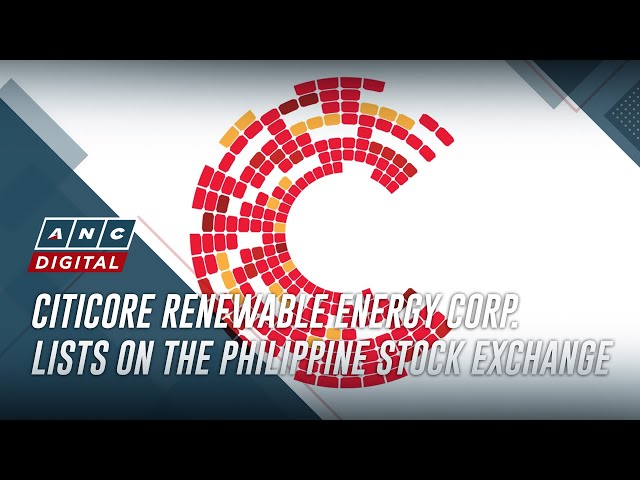 ⁣Citicore Renewable Energy Corp. lists on the Philippine Stock Exchange | ANC