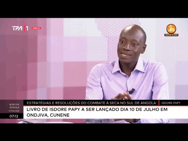 ⁣Estratégias e resoluções do combate à seca no sul de Angola - Livro de Isdore Papy a ser lançado...