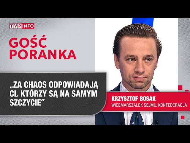 ⁣Krzysztof Bosak: nie wycofuję się z krytycznych słów na temat Adama Bodnara | GOŚĆ PORANKA