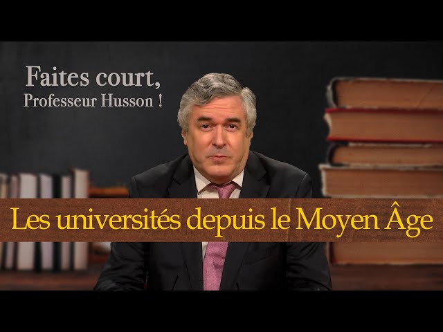 ⁣[Format court] Les universités européennes depuis le Moyen Âge - Faites court, professeur Husson