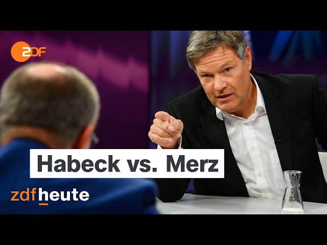 ⁣TV-Duell: Habeck gegen Merz | maybrit illner vom 06.06.2024