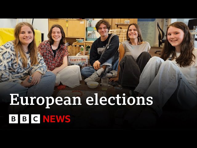 ⁣What do first time voters think of the European elections? | BBC News