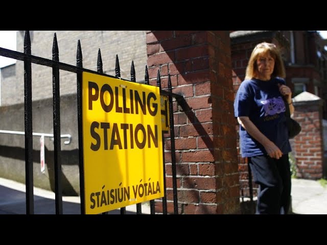 ⁣Voting underway in Ireland for European Parliament elections