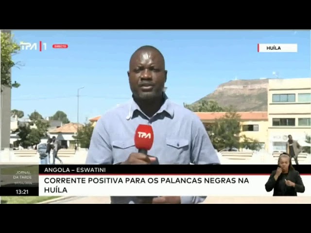 ⁣Angola - Eswatini: Corrente positiva os Palancas Negras na Huíla