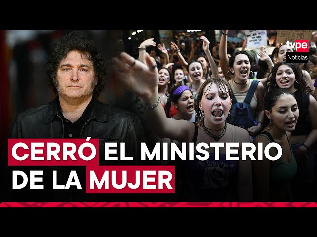 ⁣Argentina: Javier Milei elimina el Ministerio de la Mujer