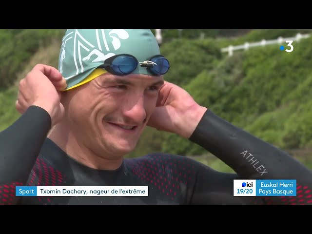 ⁣Pays basque : le nageur Txomin Dachary va rallier Mundaka à Guéthary