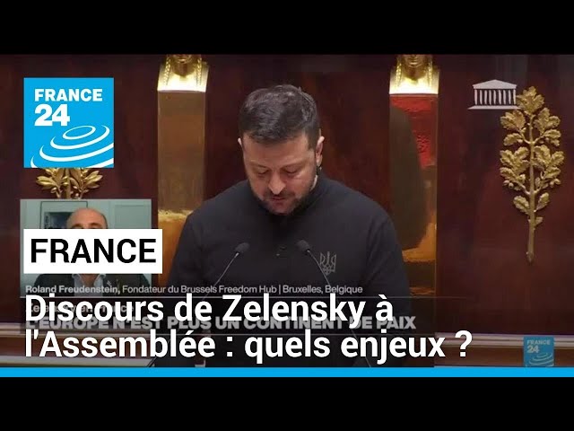 ⁣Discours de Zelensky à l'Assemblée : les enjeux de son discours • FRANCE 24