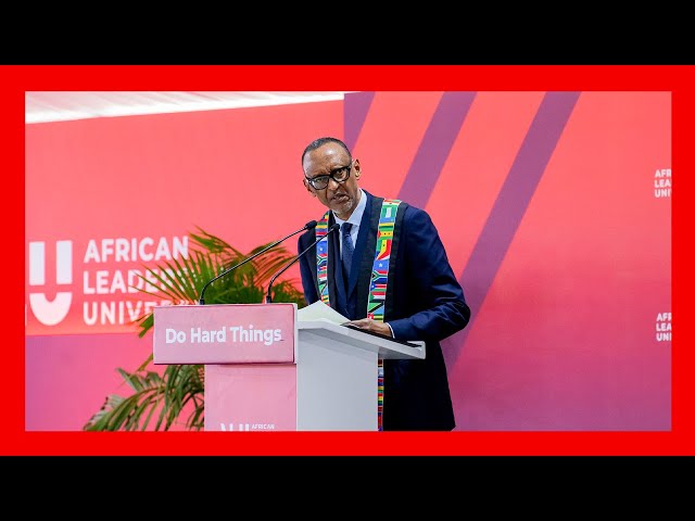 ⁣Remarks by President Kagame at the African Leadership University Graduation Ceremony | 7 June 2024
