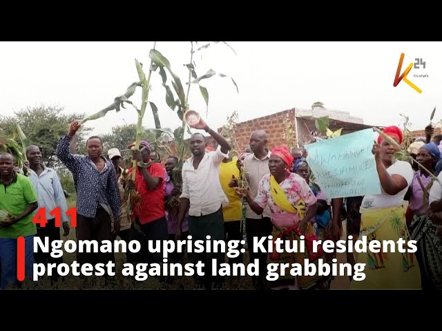 ⁣Kitui residents protest against illegal land grabbing