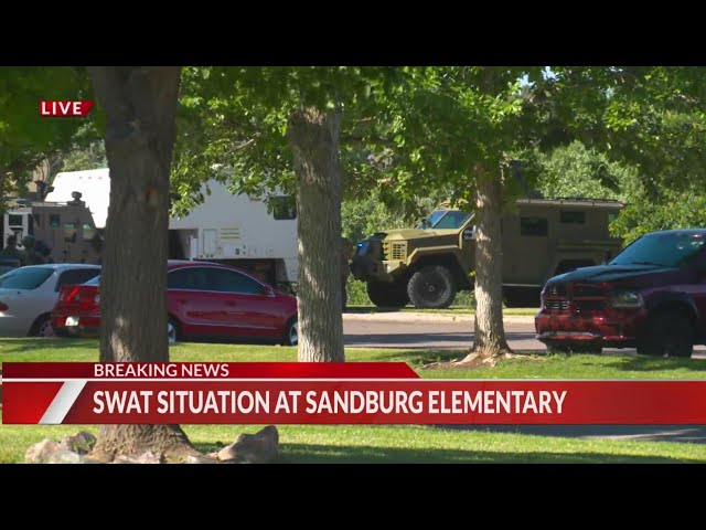 Barricaded suspect near elementary school in Centennial