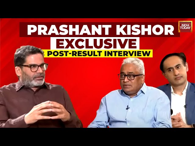 ⁣Prashant Kishor First Interview Post 2024 Lok Sabha Results With Rajdeep Sardesai & Rahul Kanwal