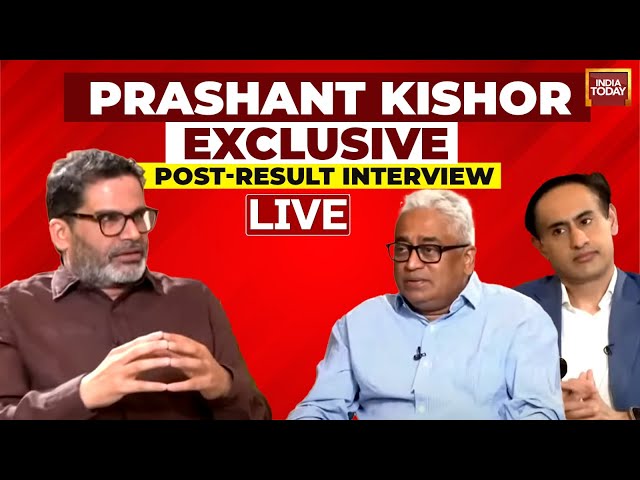 ⁣LIVE: Prashant Kishor First Interview Post 2024 Lok Sabha Results | Rajdeep & Rahul Live| PK LIV