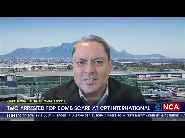⁣Two arrested for bomb scare at Cape Town International airport