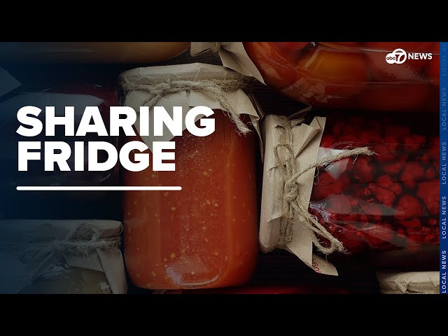 ⁣Church launches sharing fridge to fight hunger in Conway community