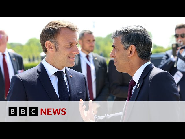 ⁣UK PM Rishi Sunak apologies for leaving France D-Day events early | BBC News
