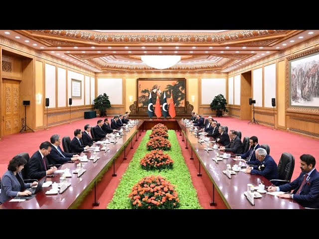 ⁣Le président chinois Xi Jinping rencontre Shehbaz Sharif à Beijing