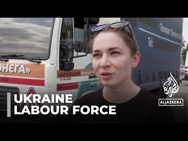 ⁣Ukraine’s labour force: More women taking up jobs previously dominated by men