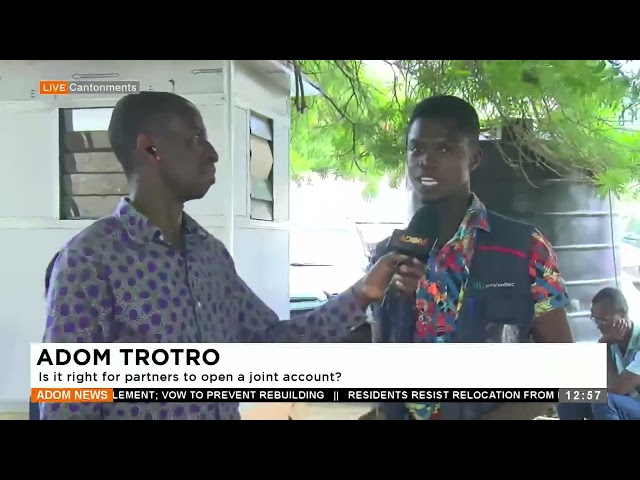 ⁣Adom Trotro: Is it right for partners to open a joint account - Premtobere Kasee on Adom TV(7-06-24)
