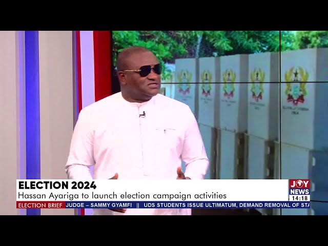 ⁣Election 2024: Hassan Ayariga to launch election campaign activities