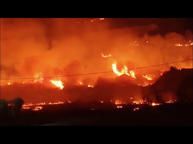 ⁣A fuoco un villaggio della Cisgiordania, diversi feriti