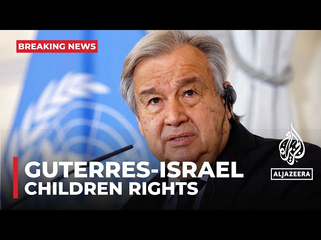 ⁣UN chief to call out Israel for violations against children
