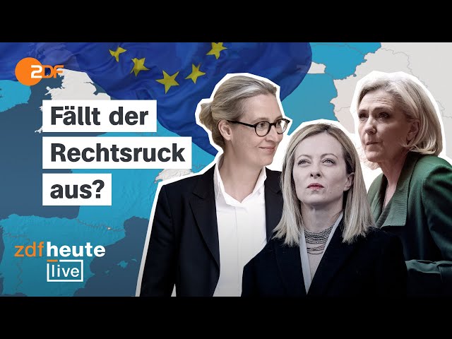 ⁣Europawahl 2024: Analyse zur politischen Stimmung in Deutschland und den Nachländern | ZDFheute live