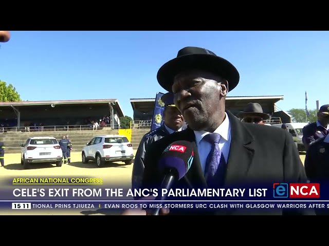 ⁣Cele's exit from ANC's parliamentary list