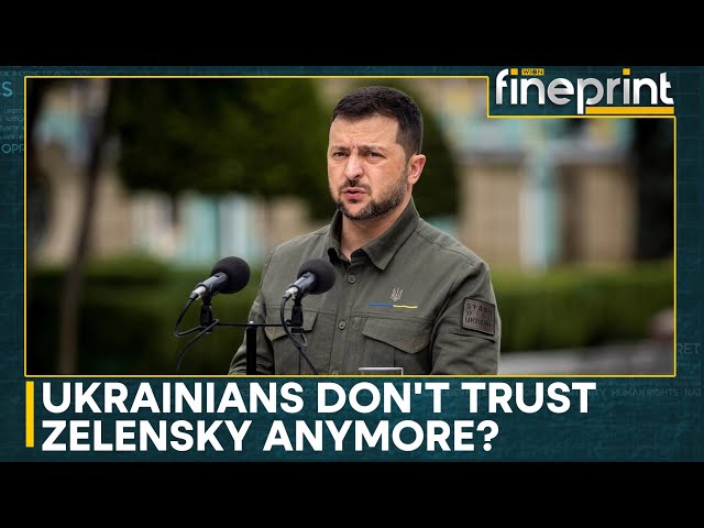 ⁣Russia-Ukraine war: Trust in Zelensky at wartime low, shows survey | WION Fineprint