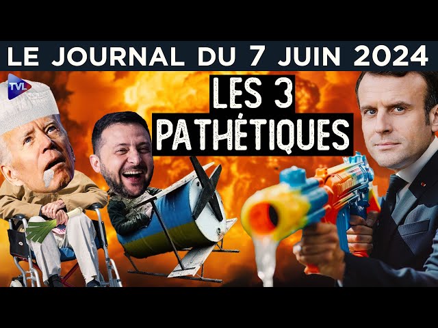 ⁣Macron, le bouffon guerrier - JT du vendredi 7 juin 2024
