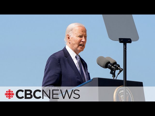 ⁣Biden rallies support for Ukraine in Normandy speech
