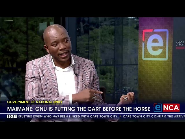 ⁣Government of National Unity is putting the cart before the horse - Maimane