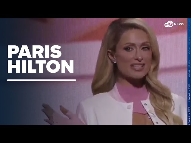 ⁣Paris Hilton appears at Walmart Associates Celebration in Fayetteville