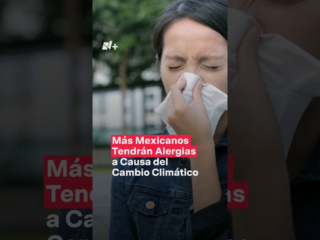 ⁣Más mexicanos tendrán alergias por el cambio climático #nmas #shorts