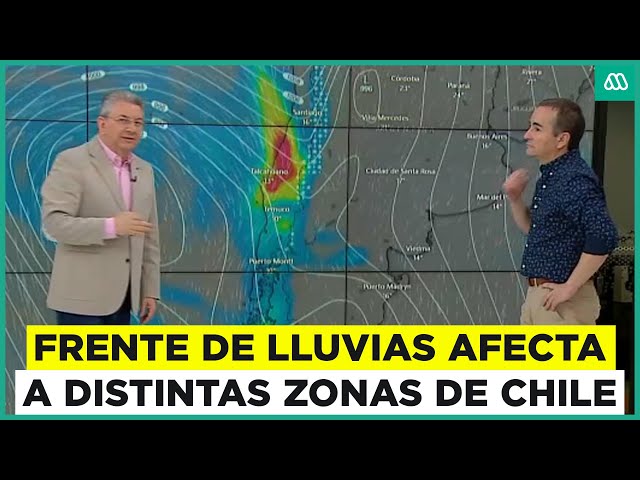 ⁣¿A qué zonas de Chile llegará la lluvia? Sistema frontal afecta a gran parte del país